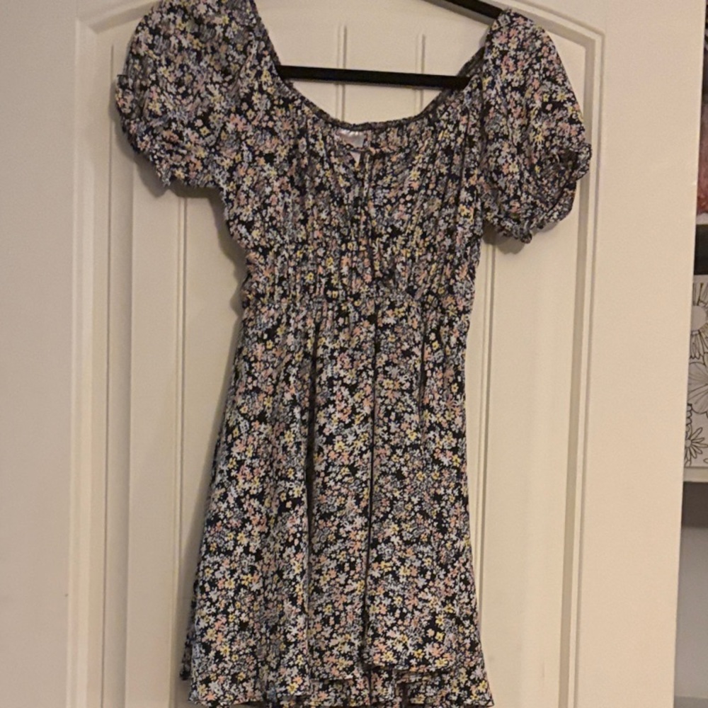 Floral Puff Sleeve Dress